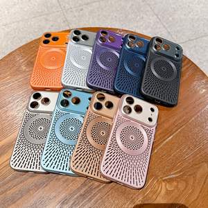 Funda Magnética para Teléfono Apple 17 Pro Max, Transpirable y Refrigerante para iPhone 16, Esmerilada 15, Anti-Caídas, Protectora - Product Image 1