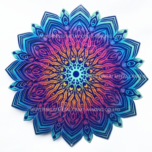 Laser cắt ngoài trời 3D gió Spinner-Mandala Nhiều Màu-3 - Product Image 2