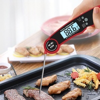 Thermomètre numérique instantané pour viande avec logo personnalisé, sonde alimentaire pliable étanche avec ouvre-bouteille pour cuisine et barbecue