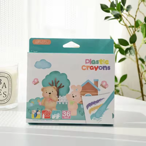 Ensemble de crayons 36 couleurs pour enfants, peinture sûre, coffret cadeau en plastique, peinture scolaire, crayon de coloriage lisse, papeterie - Product Image 5
