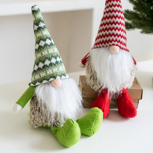 Nouveauté : Ornements de Noël en forme de vieil homme sans visage, lutins de Noël nordiques, décorations de Noël et accessoires pour la photographie - Product Image 3