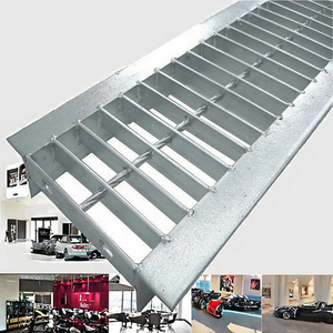 Couvertures de calandre de gouttière en acier inoxydable anti-corrosion robustes personnalisées au design moderne pour les allées et les trottoirs de villas - Product Image 3