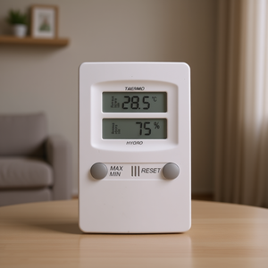 Termómetro Digital TFA Dostmann Max Min con Higrómetro, Monitor de Temperatura y Humedad Interior, Blanco - Product Image 3