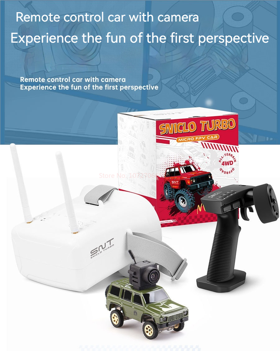 Spot Snt Y60 3005 Off-road Micro FPV RC Car with Goggles - Ideal