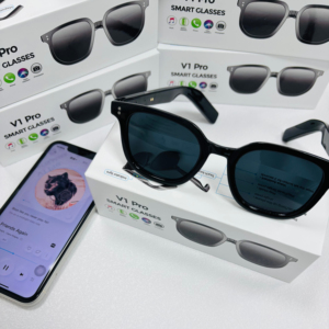 BT 스피커 실내/실외 자외선 차단 및 음성 제어 스마트 안경 보안경 남녀공용 지원 카메라 원격 - Product Image 1