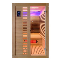 Ruang Sauna Uap Kering Terapi Inframerah Ukuran 2 Orang Pabrik OEM Inframerah
