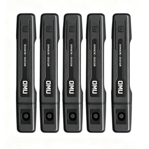 Cubierta Decorativa para Manija de Puerta para Land Rover <span class=keywords><strong>Defender</strong></span> 5 Puertas 110 <span class=keywords><strong>130</strong></span> 2020-2026, Acabado de Aluminio-Magnesio Negro OMU205 - Product Image 6