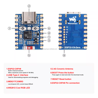 Placa de Desarrollo de Módulo Nano SMD ESP32-C6-Zero, Placa de Desarrollo RISC-V de 160MHz, Kit IoT USB-C con WiFi 6/BLE 5.3/Zigbee 3.0