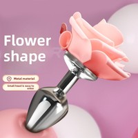 Plug anal en forme de fleur 100% étanche pour hommes et femmes Masturbateur
