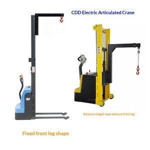 Movable Balance <b>Crane</b> Manual Hydraulic <b>Crane</b> Balance Weight Full Hydraulic Small <b>Crane</b> - Product Image 2