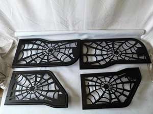 إكسسوارات قطع السيارة مجموعة الاتحاد للطيران العنكبوت أنبوبي أبواب 4 د/2 <span class=keywords><strong>dr</strong></span> مع مرآة الرؤية الجانبية ل 07-18 جيب رانجلر JK - Product Image 2