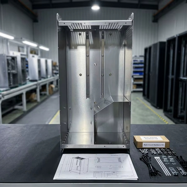 Custom Stainless Steel Enclosure CNC Machined Sheet Metal Cabinet Laser Cut Industrial Housing Rack Mount Made in China
