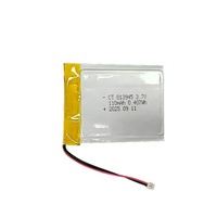 OEM 013040 kualitas tinggi sel Lipo ultra tipis 3.7v 70mah 103440 baterai polimer Li kecil