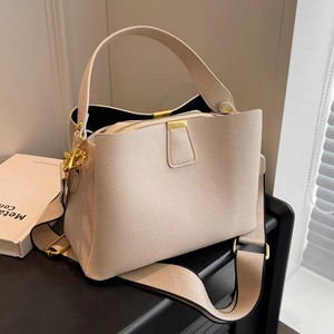 Bolsos de mano elegantes y modernos, bolsos de lujo de diseñador para mujer, bolsos tipo cubo, bolsos de trabajo para mujer, bolsos de mano de cuero genuino, bolsos de hombro tipo mensajero. - Product Image 1