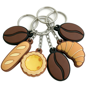 Personalized 2D Effect Soft PVC Keychain Offset Printing Rubber Pendant for <b>Backpack</b> Party Souvenir Gifts - Product Image 1