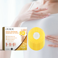 EELHOE Patch d'amélioration de la poitrine et des seins 10 pièces repulpant nourrissant apaisant anti-affaissement patch d'agrandissement du sein