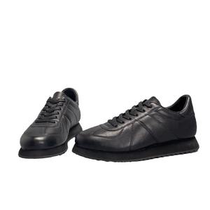 Zapatillas Casuales Antideslizantes con Cordones y Parte Superior de Cuero Genuino y Tela para Hombre, para Uso Diario en la Oficina, con Suela de Goma - Product Image 1