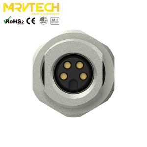 Marvtech Rear <b>Lock</b> Table Mount <b>Cable</b> Connectors <b>with</b> Wire for Factory Automation - Product Image 3