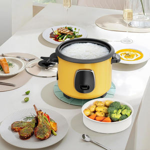 Mejor Precio en Mini Ollas Arroceras Eléctricas Portátiles con Recipientes Interiores Antiadherentes Premium y Paleta, Capacidad de 1.1-2L - Product Image 6