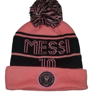 Gorro Tejido Bordado con Logotipo de Club o Selección Nacional para Fanáticos de Ronaldo, Miami, París, <span class=keywords><strong>Chelsea</strong></span>, Rojo/Amarillo/Negro, Adulto - Product Image 5