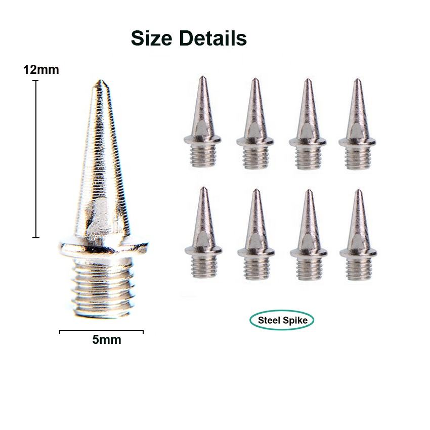 track spike thread size