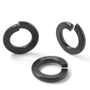 Arandela de seguridad tipo B DIN 127B, de acero para resortes, acabado en óxido negro, con extremo cuadrado - Product Image 5