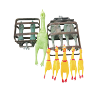 Moule en cuivre pour jouets en vinyle, jouet animal de bain personnalisé Chuchu à presser et qui couine pour la production par moulage rotatif de PVC