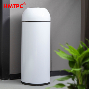 30L 50L Black White Color 430 Stainless Steel Waste Bin Trash Bin Trash Can