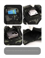 Sac de poitrine tactique multifonctionnel, sac de voyage, de cyclisme, de course à pied, de motard, sac à bandoulière, grande capacité, sac de sport, sac de randonnée imperméable