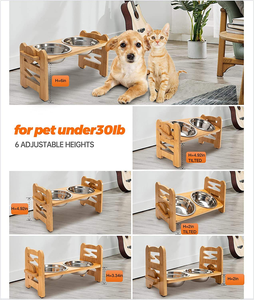 Tigela Elevada Premium Grande para Cães, Ajustável em Altura, Antiderrapante, Durável, Aço Inoxidável, Ecológica, Portátil, Comedouro Saudável para Pets - Product Image 6