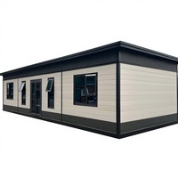Maison conteneur préfabriquée de haute qualité 20 pieds/40 pieds, maison modulaire moderne, mini-maison, appartement, bureau, hôtel avec 2-3 chambres