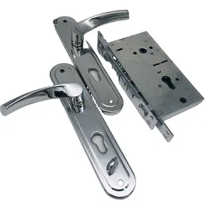 Tcare — serrure de porte classique et élégante en aluminium, serrure de porte en mortaise européenne, A80
