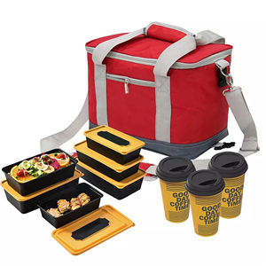 Sac isotherme réutilisable et pliable pour pique-nique, bière, vin, avec bandoulière réglable - Product Image 2