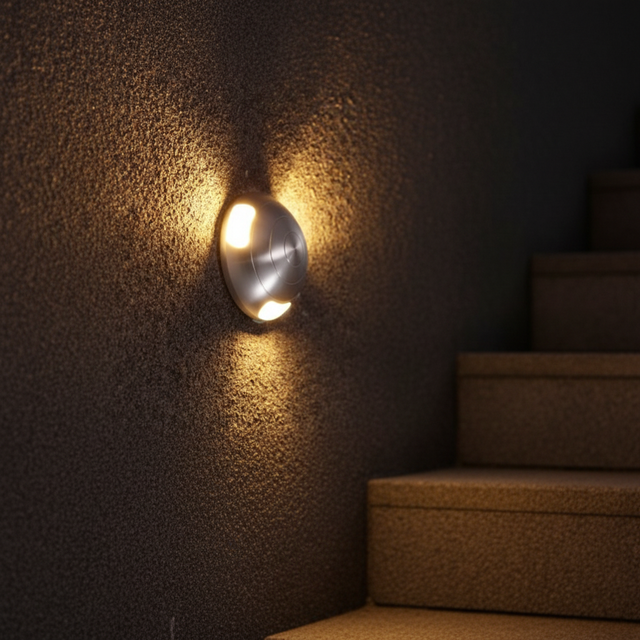 Modern 1*3W IP65 AC Powered Pathway CE Certified Wall Recessed LED Light Garden Outdoor Hotel Corridor Lighting 5-Year Warranty