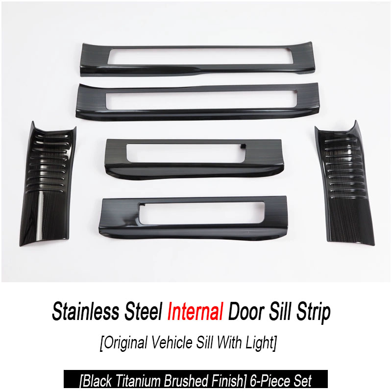 Illuminated Black Titanium Brushed (6pcs)