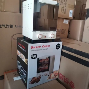 Nuevo Horno Eléctrico Vertical Multifuncional <span class=keywords><strong>de</strong></span> Alta Configuración Silver Crest <span class=keywords><strong>de</strong></span> 15L para Hornear <span class=keywords><strong>Pan</strong></span>, Pizza, Asar Carne para el Hogar - Product Image 5