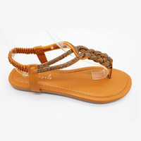 Sandales à lanières pour femmes, nouveau style d'été, chaussures plates pour filles, sandales à la mode, sandales à plateforme, sandales vintage résistantes à l'usure
