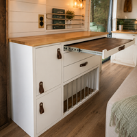 Kit complet de conversion de camping-car, mobilier intérieur modulaire en aluminium, vente en gros
