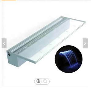 Fontaine <span class=keywords><strong>de</strong></span> cascade <span class=keywords><strong>de</strong></span> roche en acier inoxydable lumières led suspendu arbre lumière <span class=keywords><strong>rideau</strong></span> <span class=keywords><strong>solaire</strong></span> lumière avec adaptateur pour <span class=keywords><strong>piscine</strong></span> - Product Image 4
