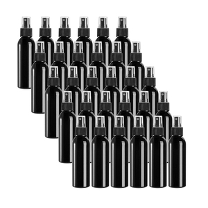 Bottiglie Spray vuote nere 2oz 3oz 4oz bottiglie di <span class=keywords><strong>plastica</strong></span> a nebbia sottile portatili piccoli <span class=keywords><strong>contenitori</strong></span> di liquido <span class=keywords><strong>per</strong></span> spruzzatori ricaricabili