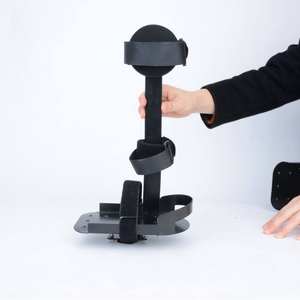 La staffa traspirante per le gambe del piede in ferro nero impedisce alle gambe fisse di cadere l'attrezzatura per la riabilitazione della protezione del piede per adulti - Product Image 5