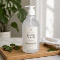 Flacon cosmétique rond givré vide pour gel douche 300ml 500ml, emballage de luxe pour soins de la peau, flacon de lotion personnalisé avec pompe