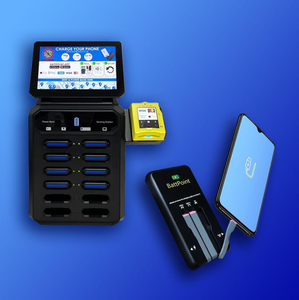 Estación de Carga Inalámbrica Comercial <span class=keywords><strong>Hey</strong></span> Charge, Resistente al Agua, para Celulares, con Pantalla LED de 60W, para Lugares Públicos, Banco de Energía de Alta Potencia - Product Image 2