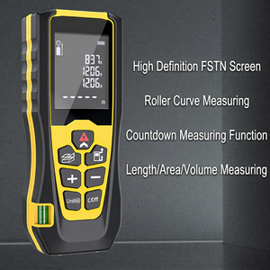 Laser Distance Meter 50/70/100m With Roll <b>Wheel</b> Curved Surface Measurement High Precision Digital Display For Home DIY Use - Product Image 1