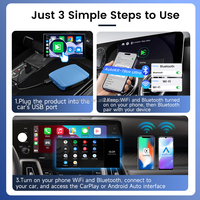 carlinkit ultra Android 15 Tbox Carplay Ai Box 8g 128gb SM6350 5g 2160p SM6350 512g Tv Car Play Aibox untuk Adaptor Nirkabel Apple