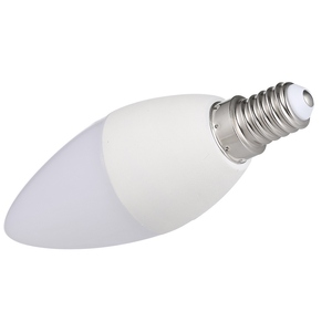 Wifi thông minh bóng đèn RGB + W + C LED Candle bulb 5W E14 Dimmable ánh sáng ứng dụng điện thoại Smartlife/tuya điều khiển từ xa tương thích - Product Image 4