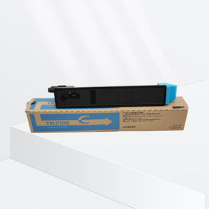 Kit de cartouches de toner Kyocera Tk8108, cyan compatible, pour imprimante avec puce, pleine capacité - Product Image 1