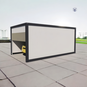 होटल अपार्टमेंट स्कूल के लिए 20 फीट प्रीफैब स्टोरेज यूनिट गैरेज वेयरहाउस स्टील हाउस के लिए आसान - Product Image 3