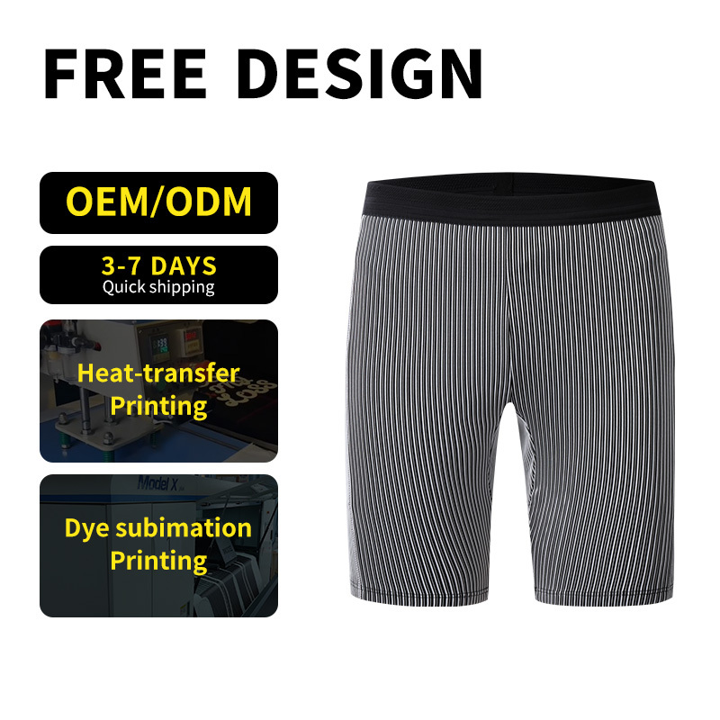 Men Compression Gym Cycling Shorts Workout