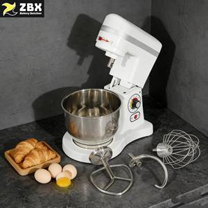 Équipement alimentaire, mini robot de cuisine 5L, équipement de boulangerie, appareils électroménagers, mixeur alimentaire électrique pour la cuisine avec tête inclinable à 10 vitesses - Product Image 2